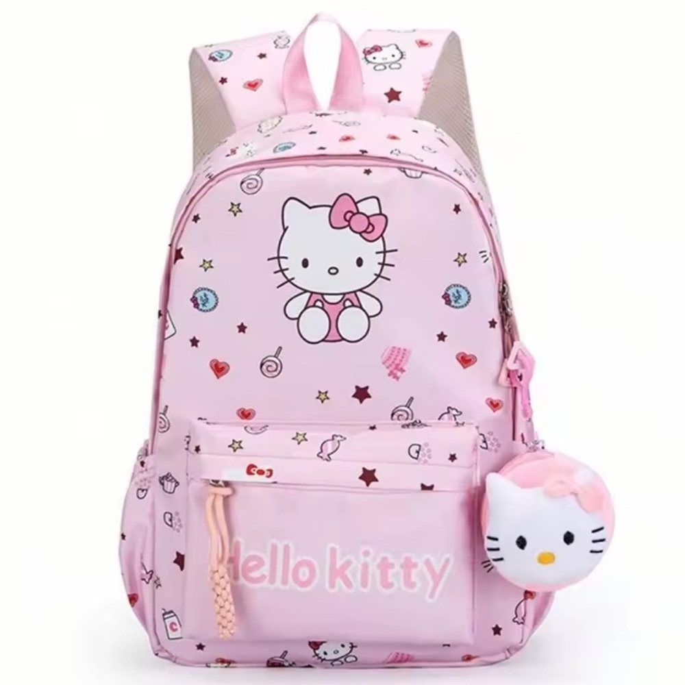 Adorable Pink Hello Kitty Kids Backpack